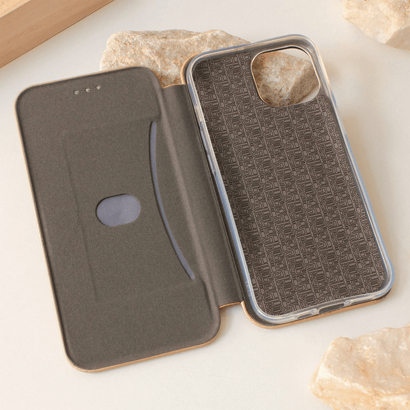Flip case Teracell Flip Premium for iPhone 15 black - Maske za telefone