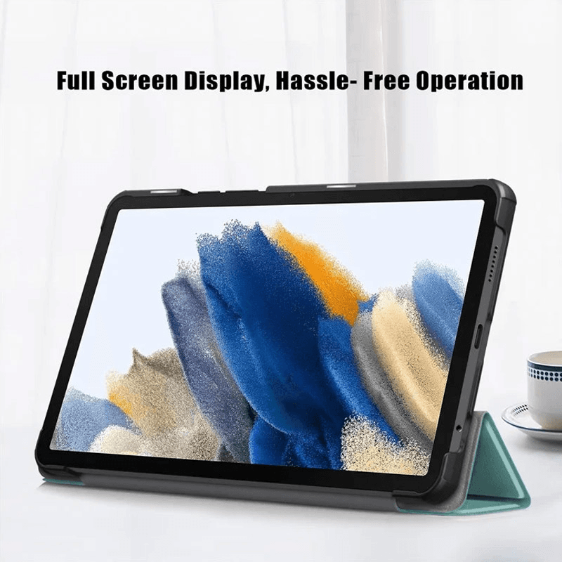 Maska na preklop Tablet Stripes za Samsung Tab A9/ X110/ A11/ X133 . boja pink, green, black - Tableti