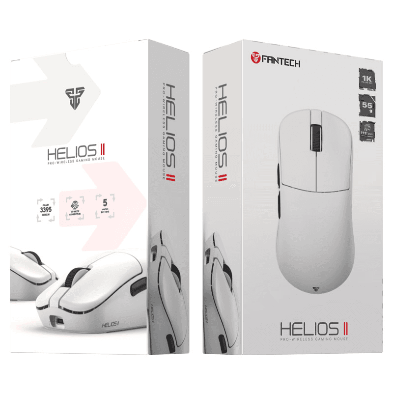 Mis Wireless Gaming Fantech XD3 (V3) 1K Helios II boja black, white - Periferija