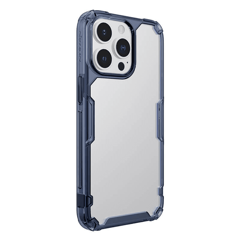 Maska Nillkin Nature Pro za iPhone 14 Pro boja transparent, blue, tamno ljubicasta - Maske za telefone