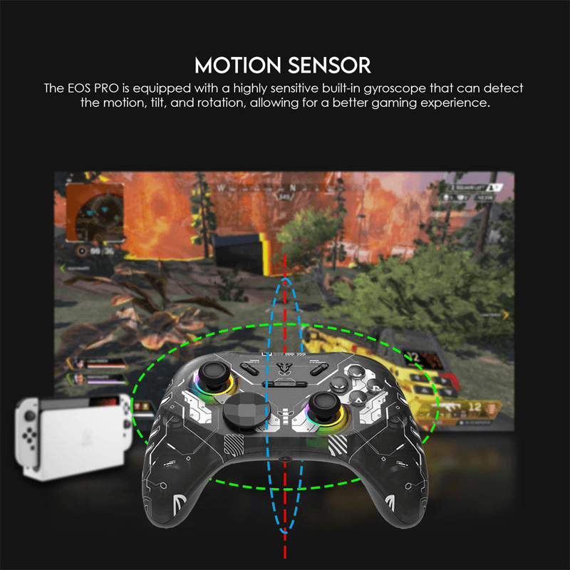 Joypad wireless Fantech WGP15 EOS PRO multiplatform RGB boja blue, black, white - Gejmpad za PS5