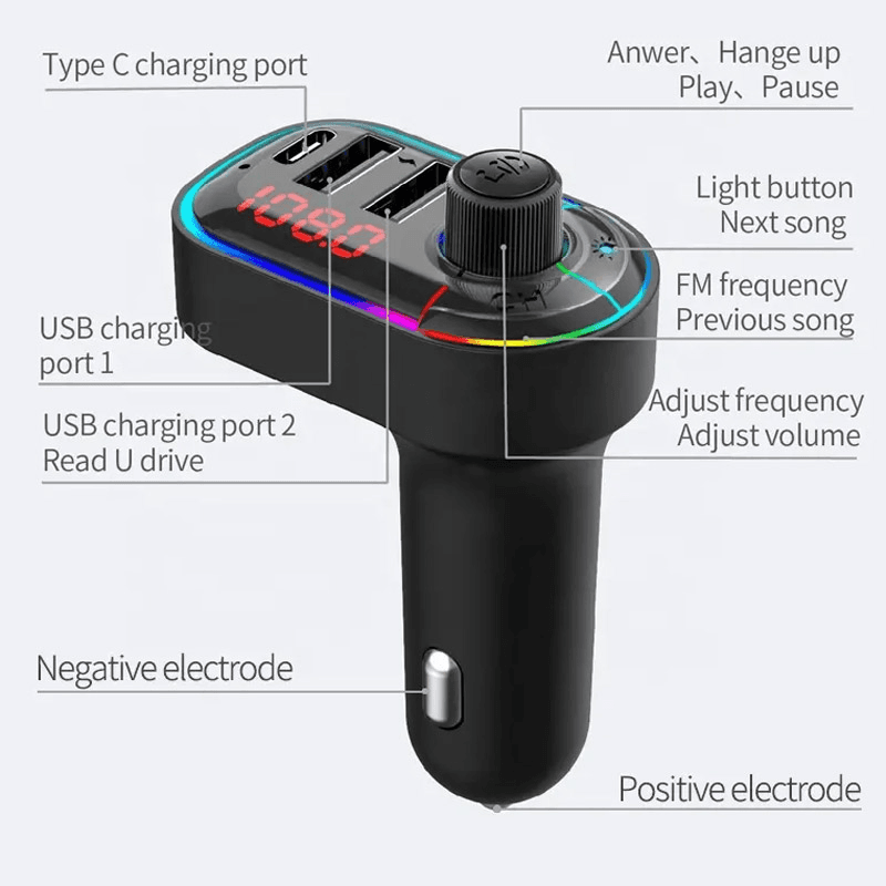 Bluetooth FM Transmiter C12 - Dodatna oprema