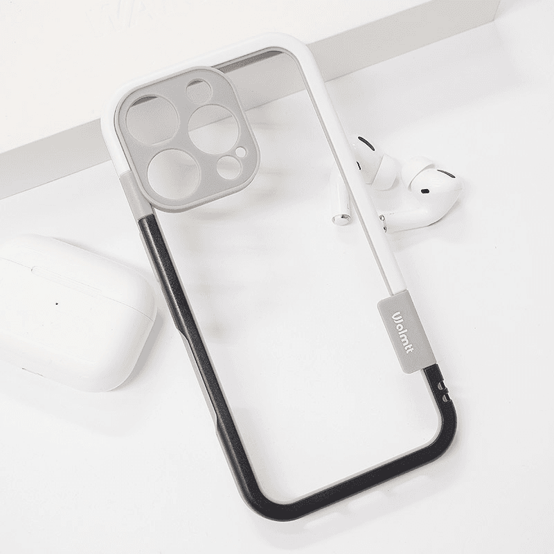 Maska Wolmtt Bumper za iPhone 16 Pro boja white, pink, gray - Maske za telefone