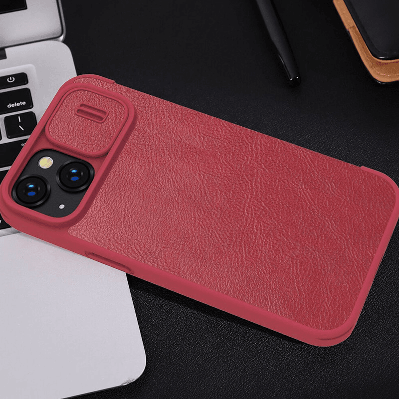Чехол-книжка Nillkin Qin Pro для iPhone 14 Plus чёрный - Maske za telefone