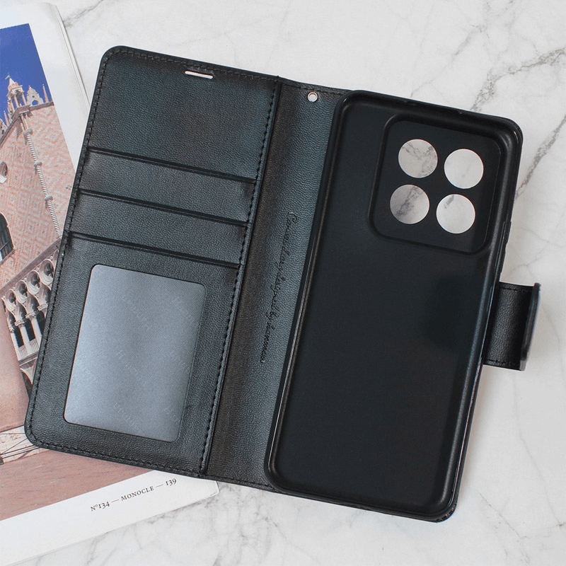 Flip case Hanman Mill for Xiaomi 14 Pro black. - Maske za telefone
