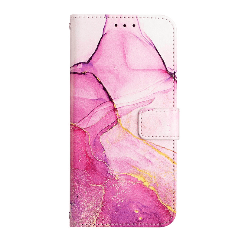 Maska na preklop Marble za Xiaomi Redmi 14C 4G/ 5G boja pink, turquoise - Maske za telefone