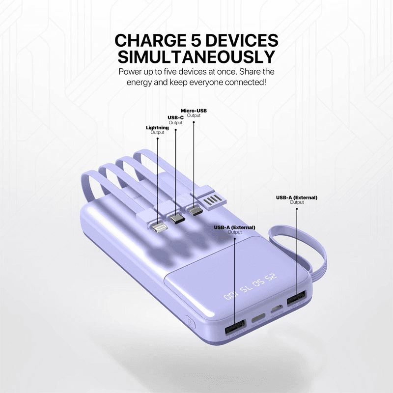 Повербанк Fantech S3 10000mAh 10W синий - Power bank