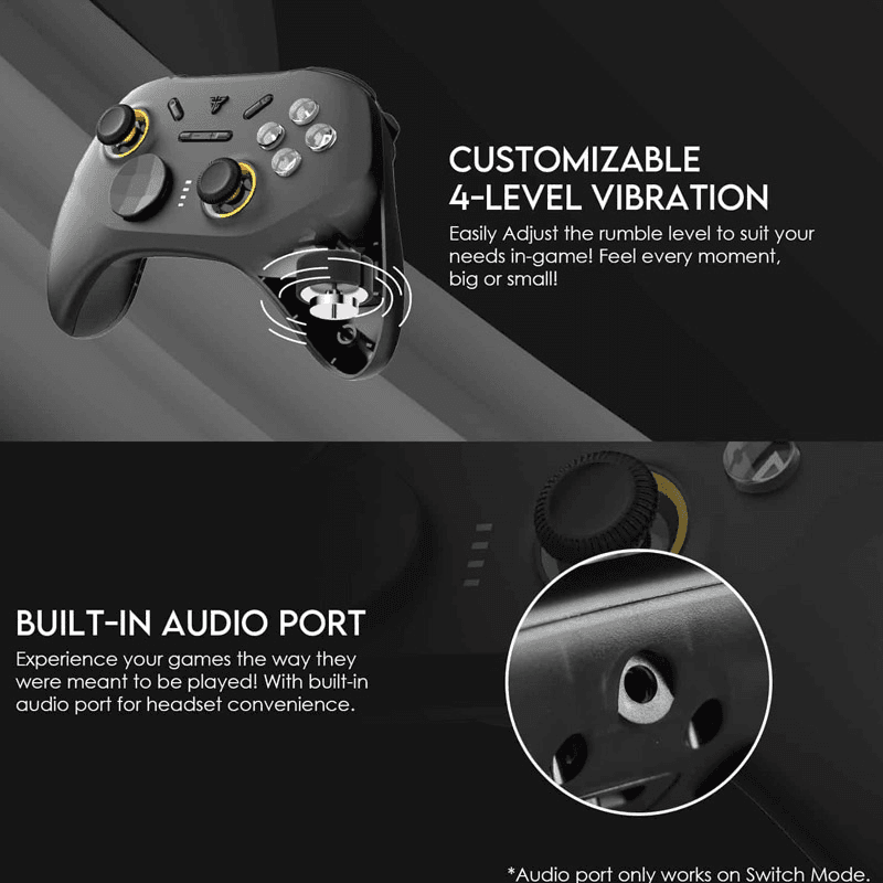 Joypad wireless Fantech WGP15 EOS PRO ORION multiplatform RGB crni - Gejmpad za PS5