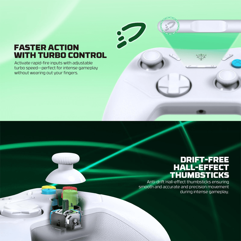 Joypad Fantech WGP13X Shooter III boja white, black - Gejmpad za PS5