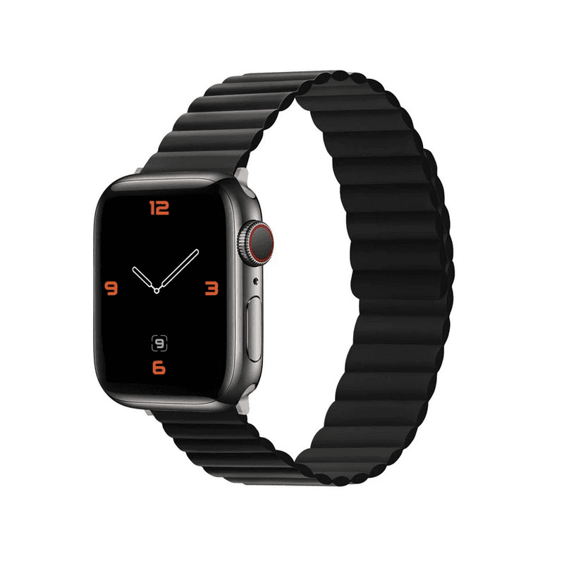 Silikonska narukvica za Apple Watch sa magnetom 38/ 40/ boja black, blue, yellow, orange, burgundy, gray velicina 41mm - Satovski dodaci
