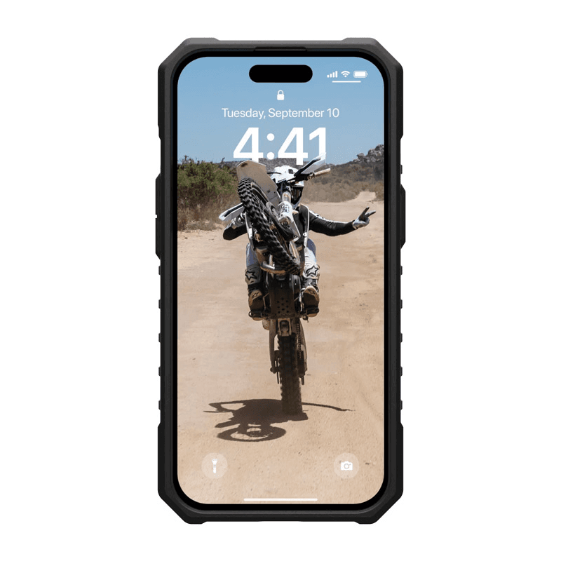 Maska UAG Pathfinder Mag Case iPhone 15 boja transparent, black - Maske za telefone