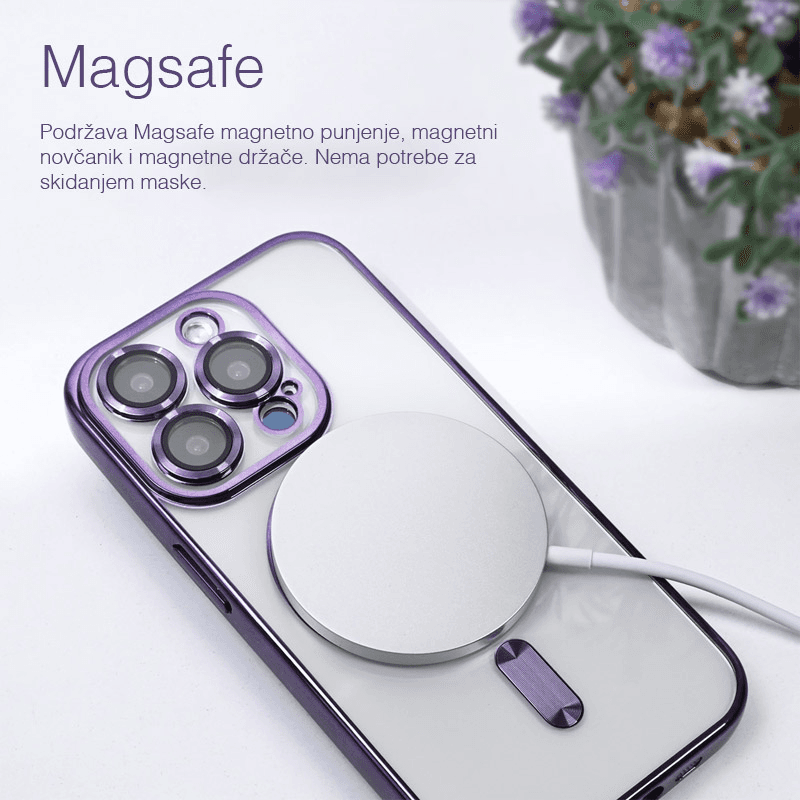 Mag case Case Electro for Samsung A17 5G/ A175F black - Maske za telefone