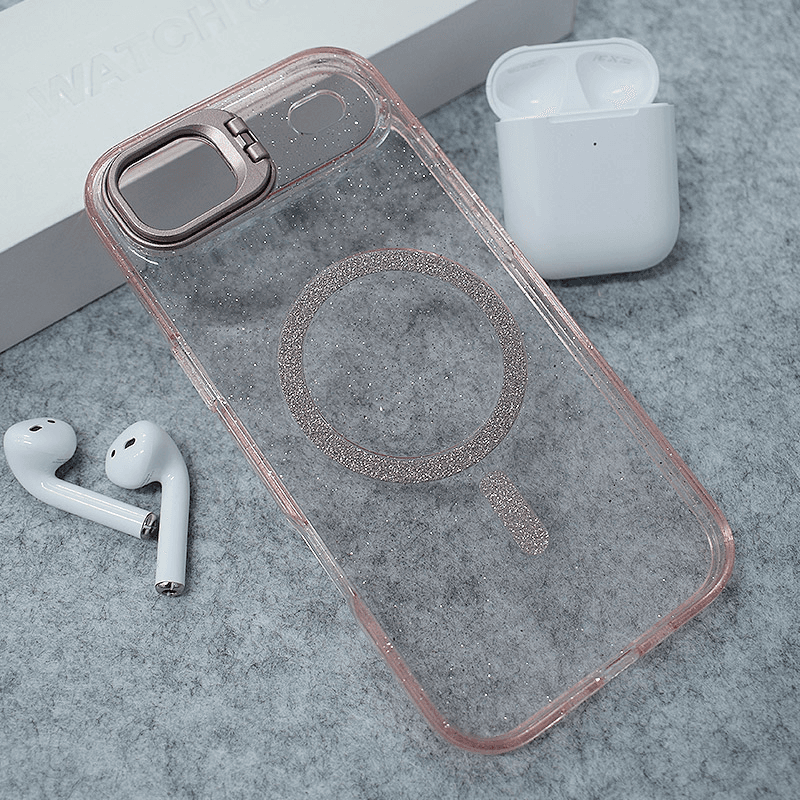 Чехол Mag Case Bling Camera Bracket для iPhone Air серебряный - Maske za telefone