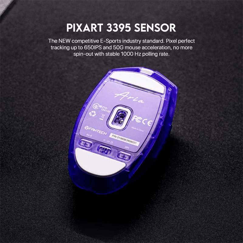 Мышь Wireless Gaming Fantech XD7 Aria синий с ковриком Fantech MP353 Agile синий - Periferija