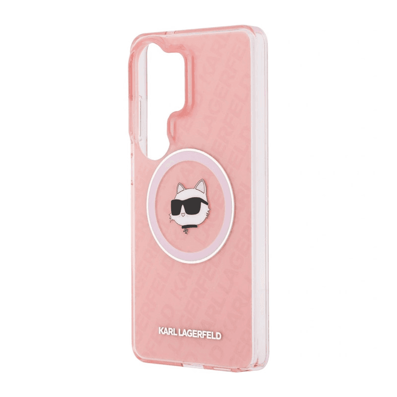 Maska Karl Lagerfeld IML Repeated Choupette MagSafe za Samsung S26 Ultra/ S948B boja pink, black - Maske za telefone