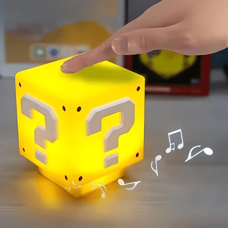 Lampa Super Mario Question Block - Stona lampa