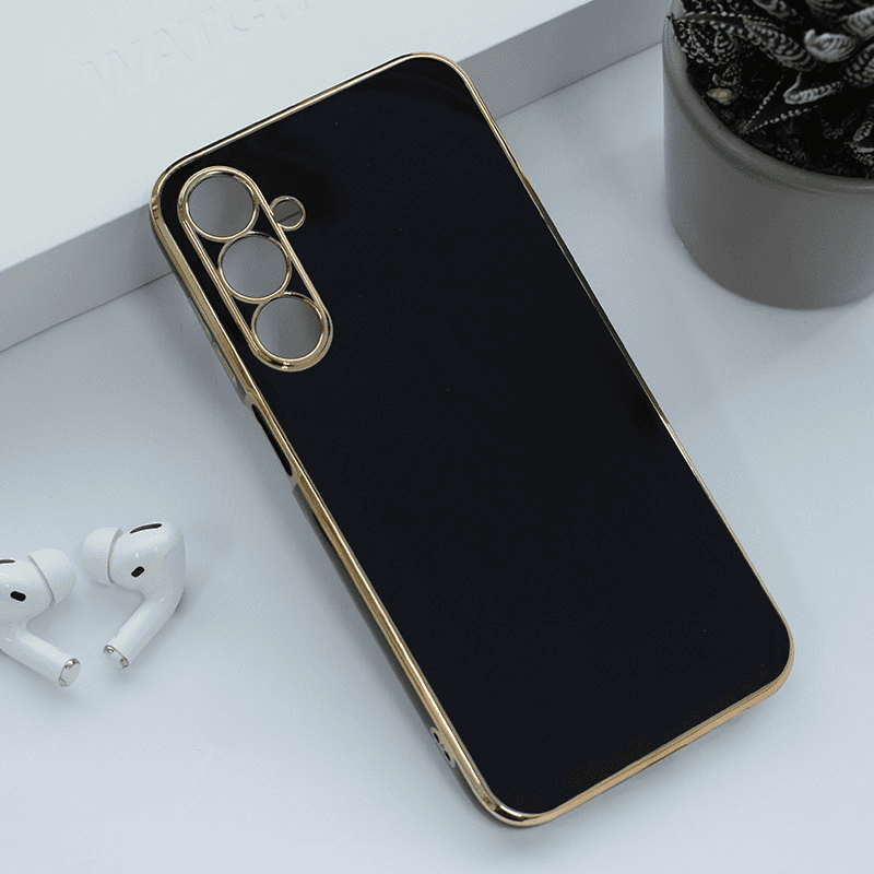 Чехол Fresh Electroplated для Samsung A25 5G/ A256B чёрный - Maske za telefone