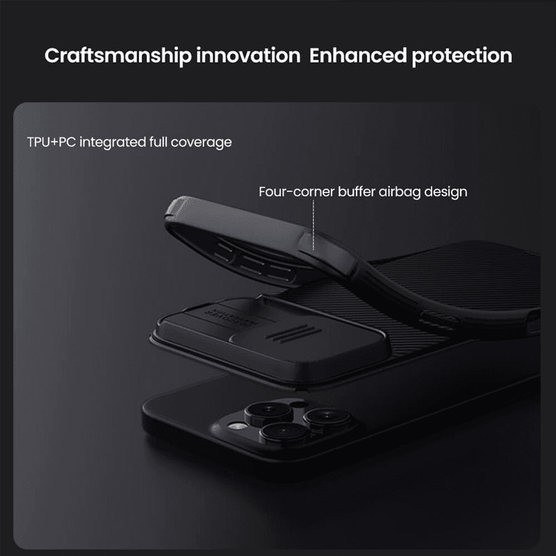 Nillkin case CamShield Pro for iPhone 16 Pro Max black - Maske za telefone