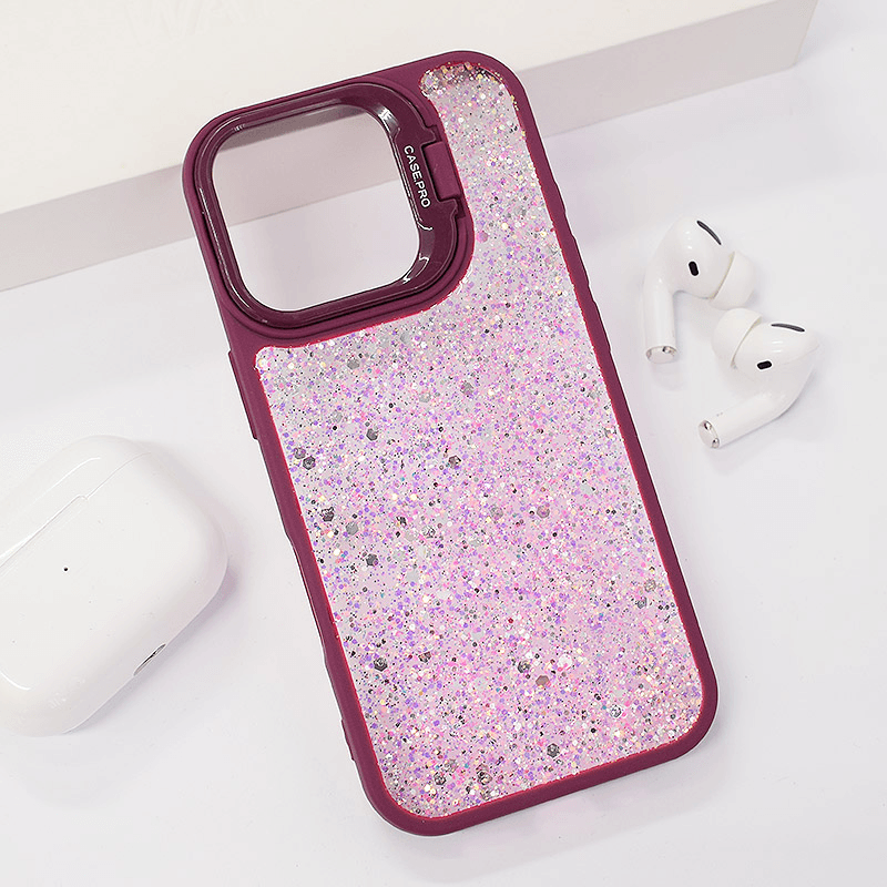 Crystal case Dots for iPhone 16 Pro Max blue - Maske za telefone