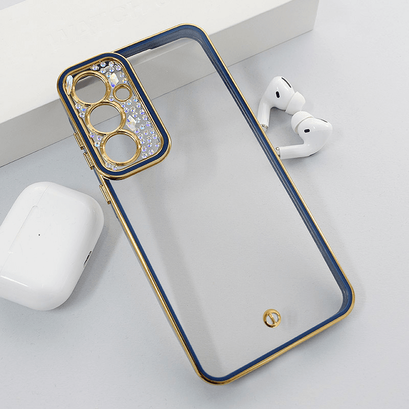 Maska Luxury Crystal Clear za Samsung A55 5G/ A556B boja blue, black, green - Maske za telefone