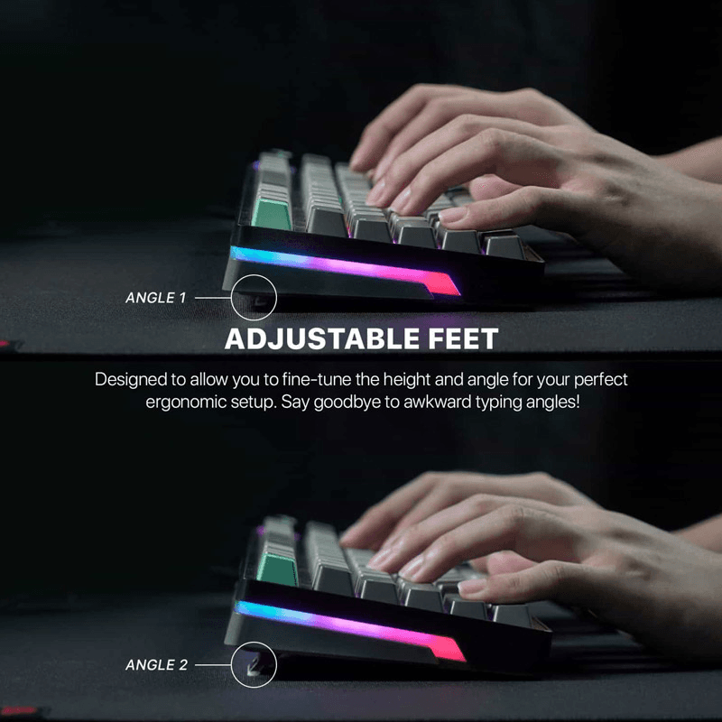 Tastatura Mehanicka Gaming Fantech MK914 RGB Atom PRO96 Wireless Mercury ( switch) boja blue, red - Periferija
