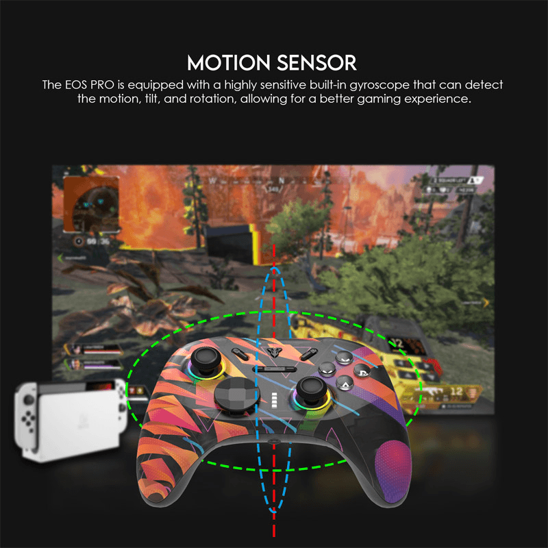 Joypad wireless Fantech WGP15 EOS PRO multiplatform RGB rinbow - Gejmpad za PS5