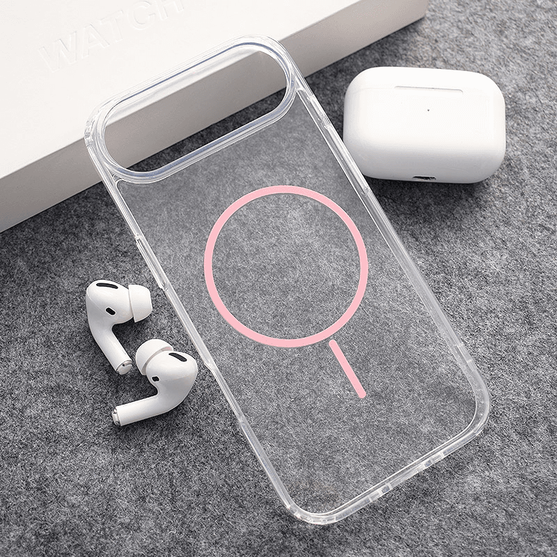 Чехол Mag Case Clear Slim для iPhone Air чёрный - Maske za telefone