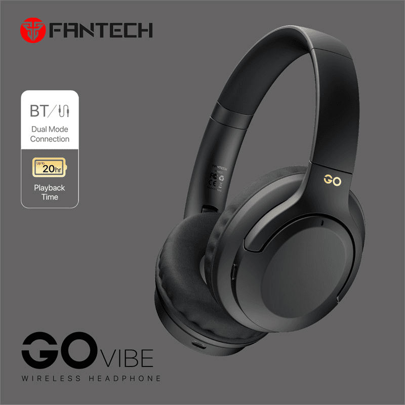 Bluetooth slusalice Fantech GO Vibe WH05 boja pink, black - Gaming slušalice