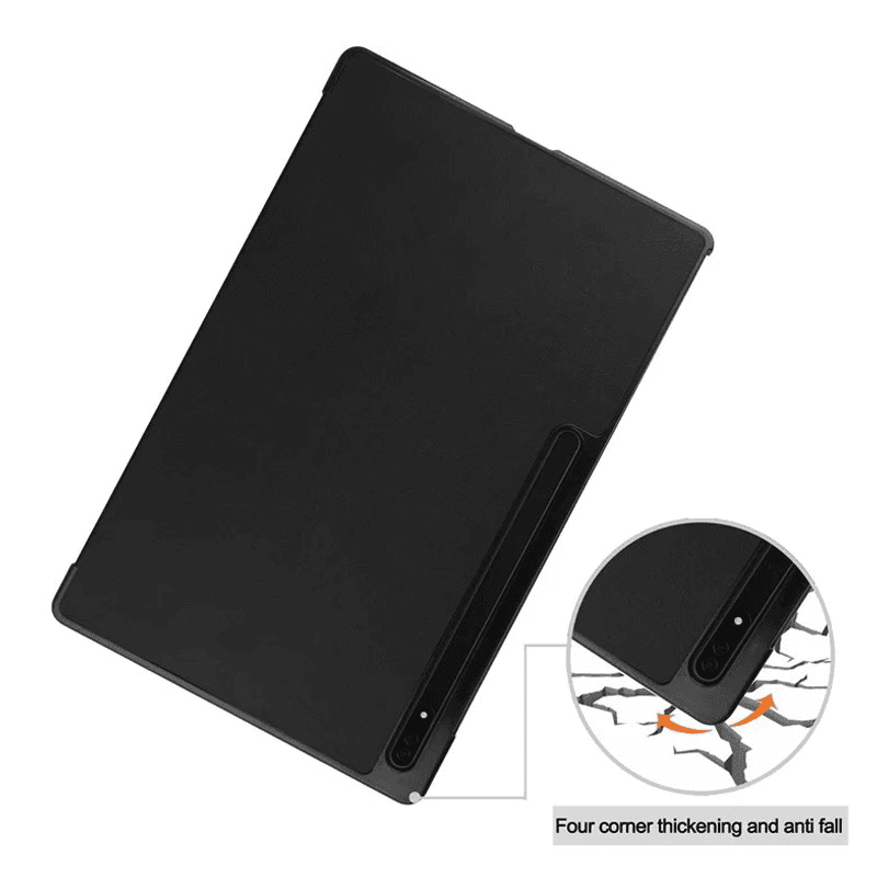 Maska na preklop Tablet Stripes za Samsung Tab S9 Ultra/ X910/ S10 Ultra/X920 boja black, pink, green - Tableti