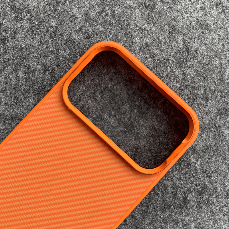 Maska Carbon Wave za iPhone 17 Pro boja orange, black - Maske za telefone