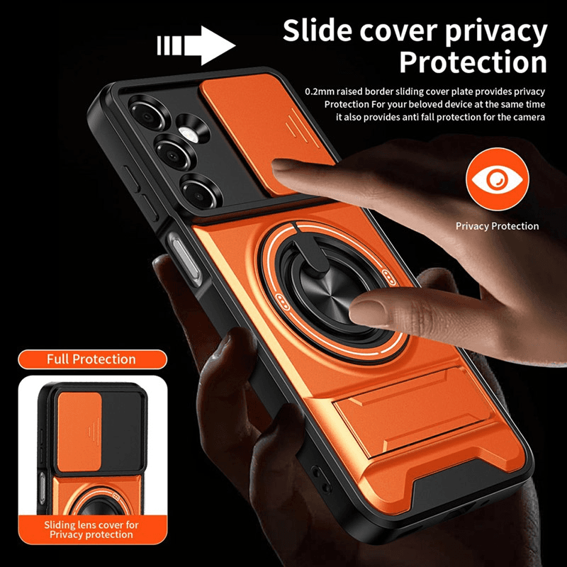 Чехол SpinStand Armor для Honor Magic 8 Lite/ X9d чёрный - Maske za telefone