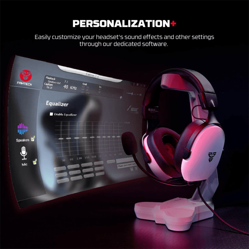 Наушники Gaming Fantech HG30 Carbon 7.1 чёрные - Gaming slušalice