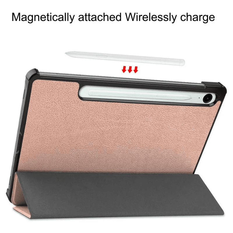 Maska na preklop Tablet Stripes za Samsung Tab S10 Lite/ X406B boja black, pink - Tableti
