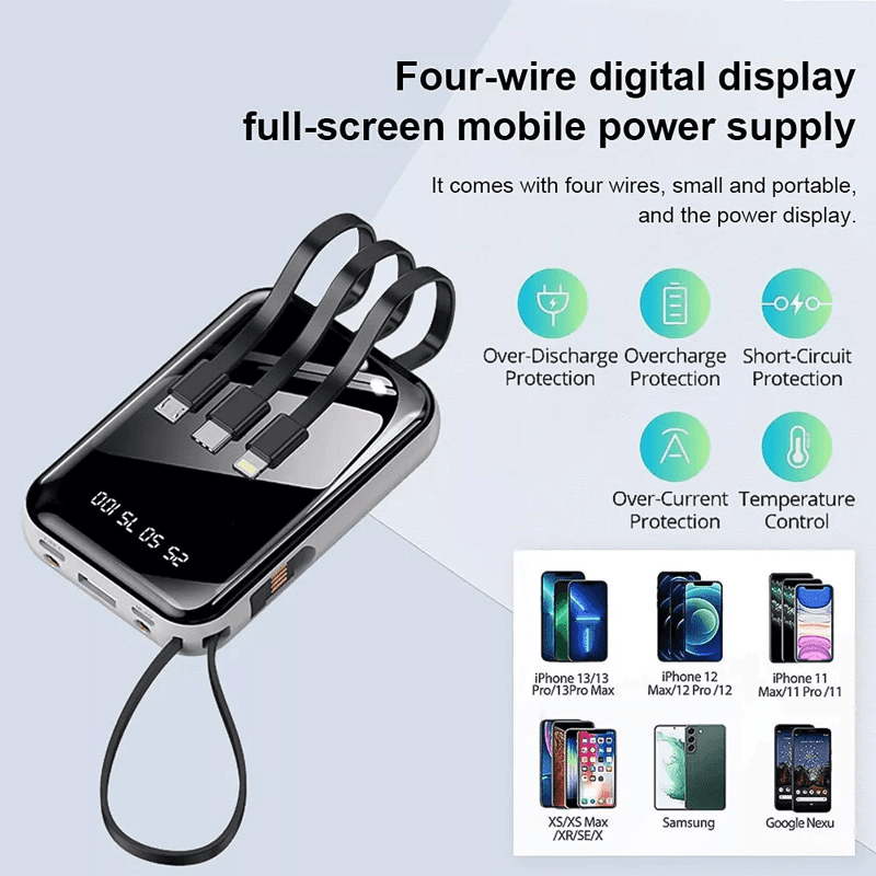 Power Bank kapacitet 20000mAh boja pink, purple - Power bank