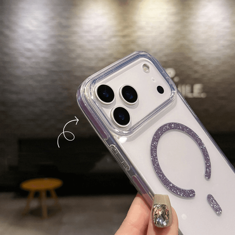 Mag case Case Bling for iPhone 17 silver - Maske za telefone