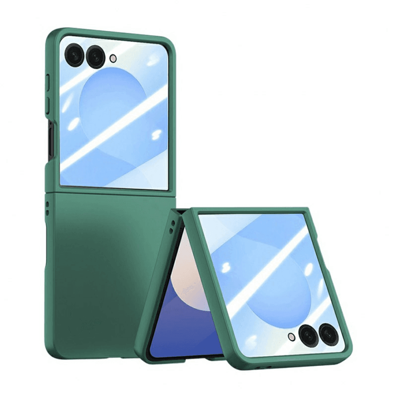 Чехол Elegant Fold для Samsung Galaxy Z Flip 7/ F766B зелёный - Maske za telefone