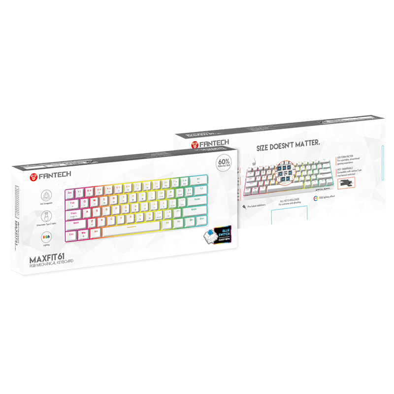 Tastatura mehanicka Gaming Fantech MK857 RGB Maxfit61 FROST Space Edition ( switch) boja red, blue - Periferija