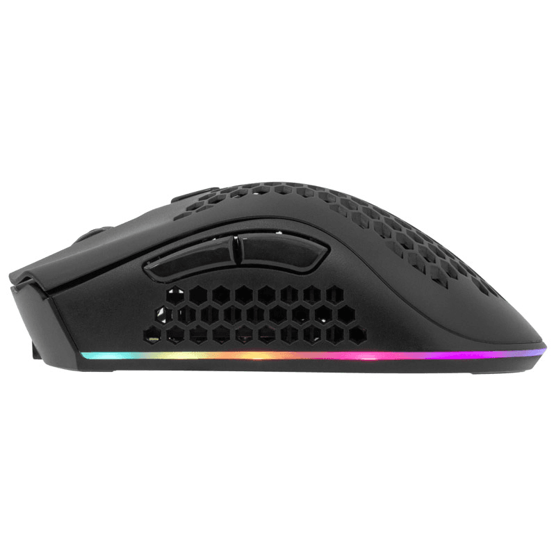 Shark MIS WGM 5012 LIONEL, Whireless Mouse RGB / 10000 dpi boja white, black, pink - Periferija