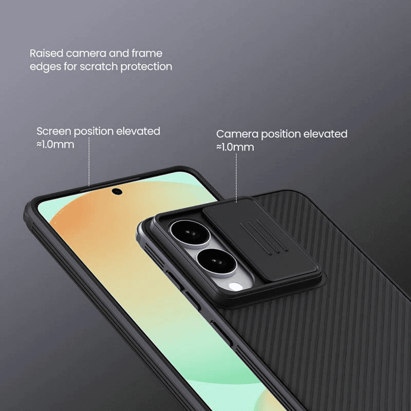 Maska Nillkin CamShield Pro za Samsung S25 Edge boja black, blue - Maske za telefone