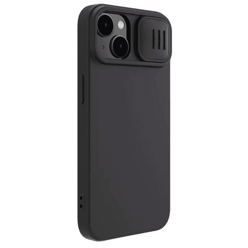 Nillkin case CamShield Silky Magnetic for iPhone 15 Plus black - Maske za telefone