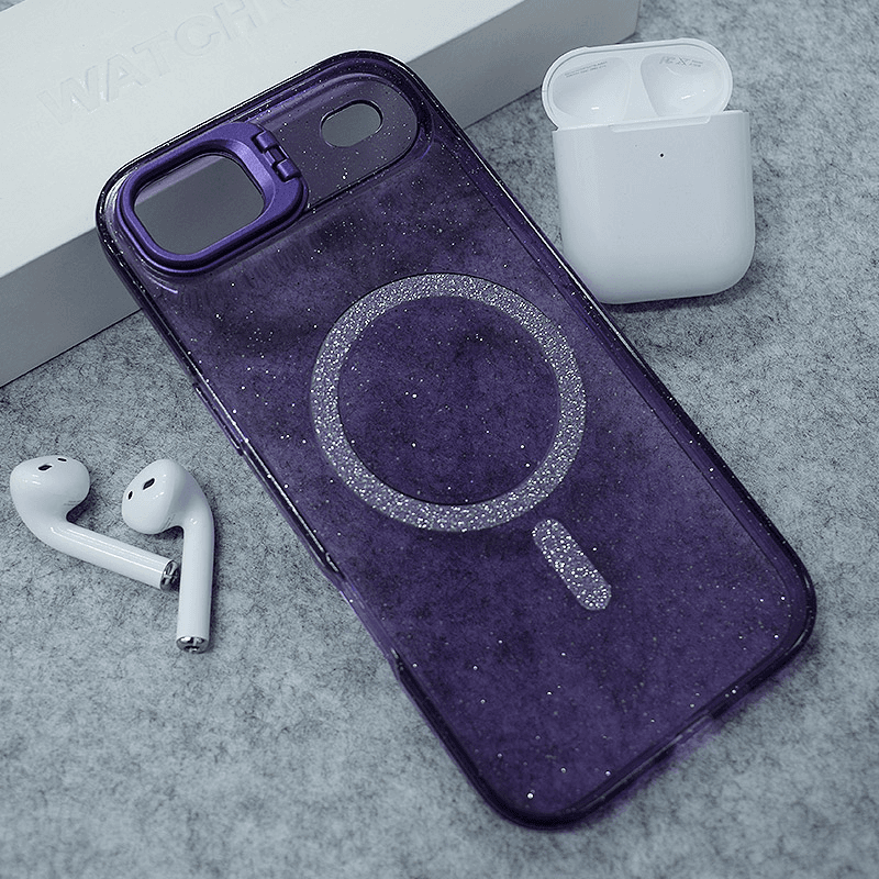Чехол Mag Case Bling Camera Bracket для iPhone Air серебряный - Maske za telefone
