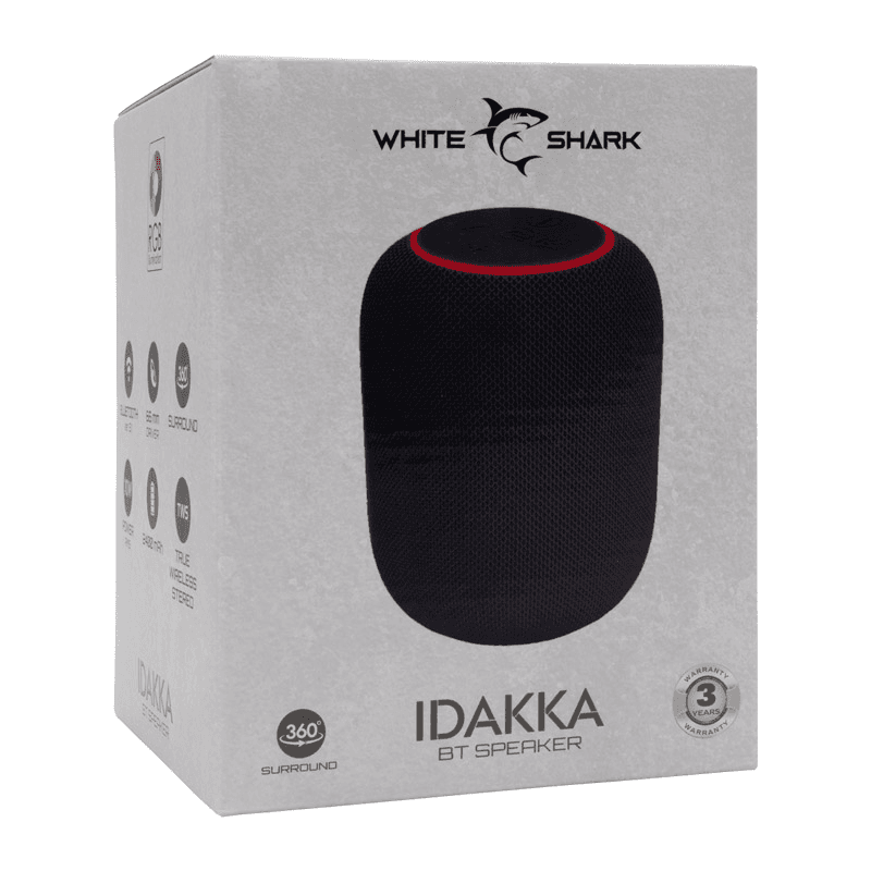 White Shark Speakers GBT-619 IDAKKA, Black - Audio oprema