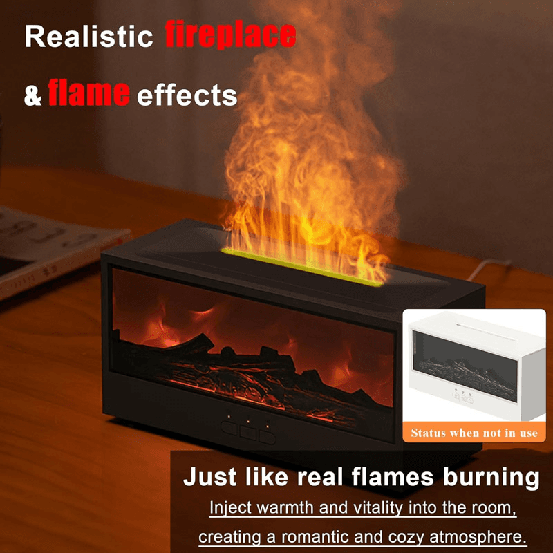 Difuzer Fireplace sa LED Kaminom boja black, white - Ventilacija i klimatizacija