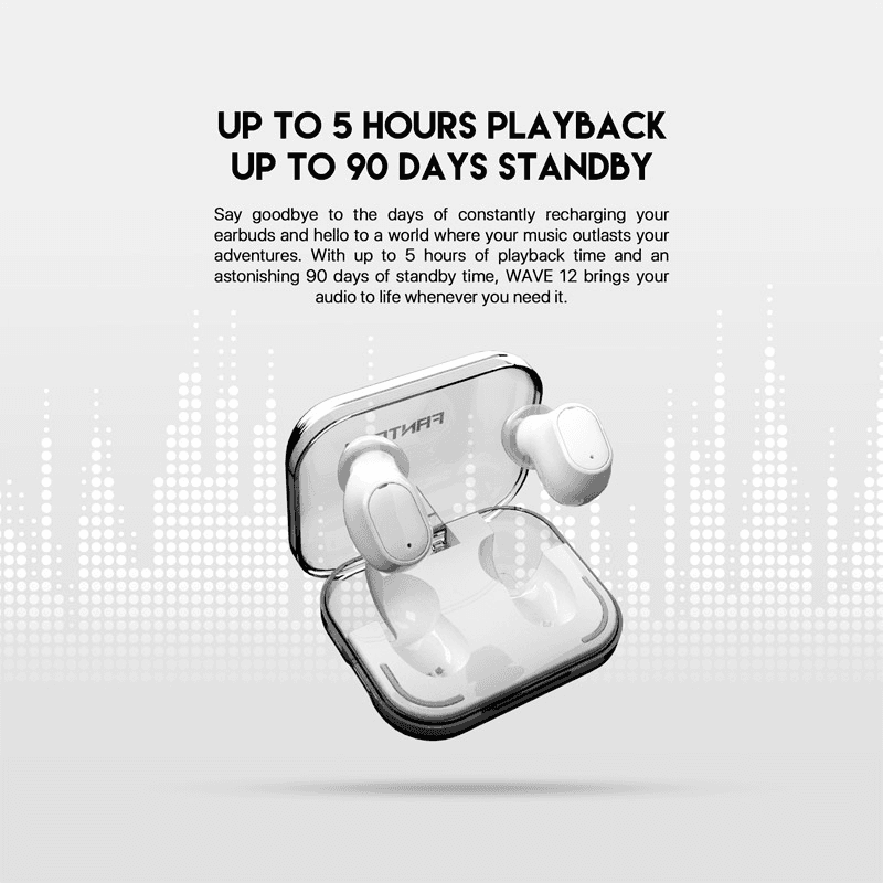 Bluetooth slusalice Fantech Wave 12 boja black, white - Gaming slušalice