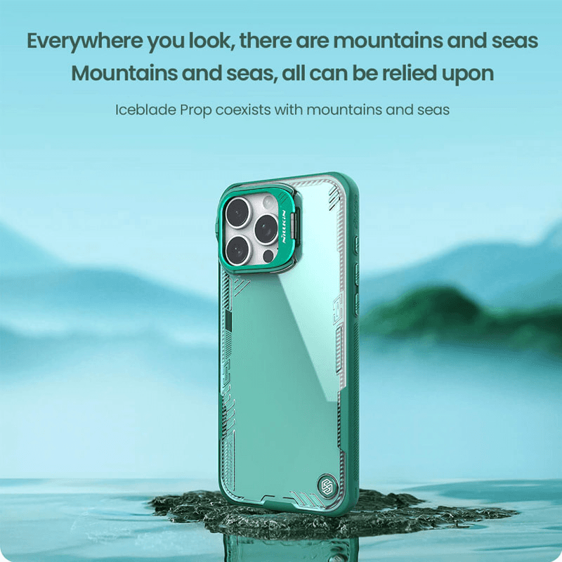 Чехол Nillkin Iceblade Prop для iPhone 16 Pro чёрный (с otvorom для kameru) - Maske za telefone