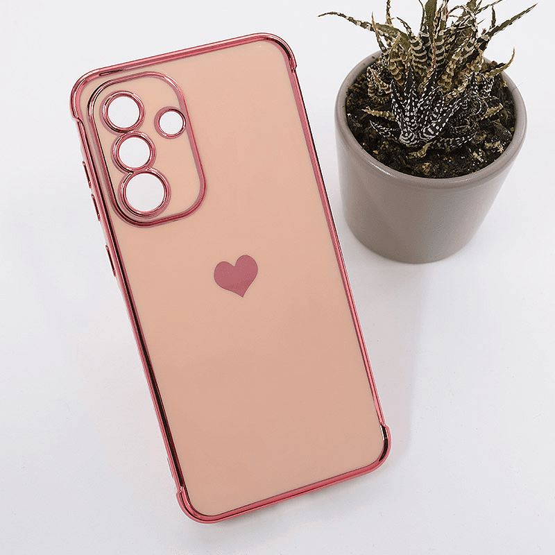 Maska Heart Frame za Samsung A36 5G/ A366B/ A56 5G/ A566B boja white, pink - Maske za telefone