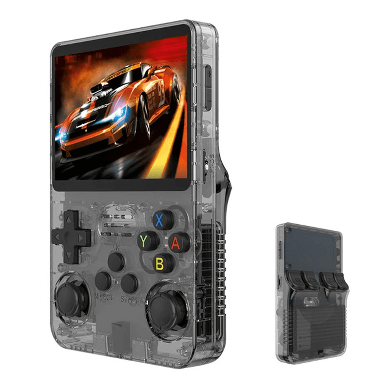 Handheld console GAME MASTER R36S 64GB transparent black - Razno