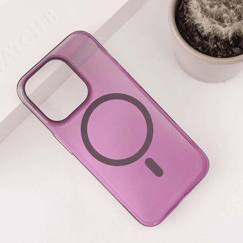 Maska Mag Case za iPhone 15 Pro Max boja transparent, purple, blue, gray - Maske za telefone