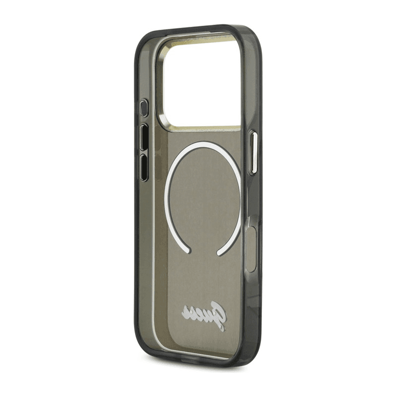 Maska Guess IML Script Metal MagSafe za iPhone 17 Pro Max boja black, orange, blue - Maske za telefone