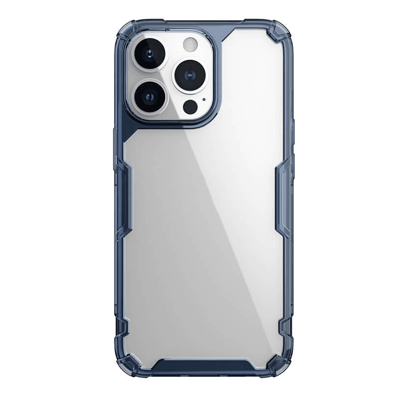 Maska Nillkin Nature Pro za iPhone 14 Pro boja transparent, blue, tamno ljubicasta - Maske za telefone
